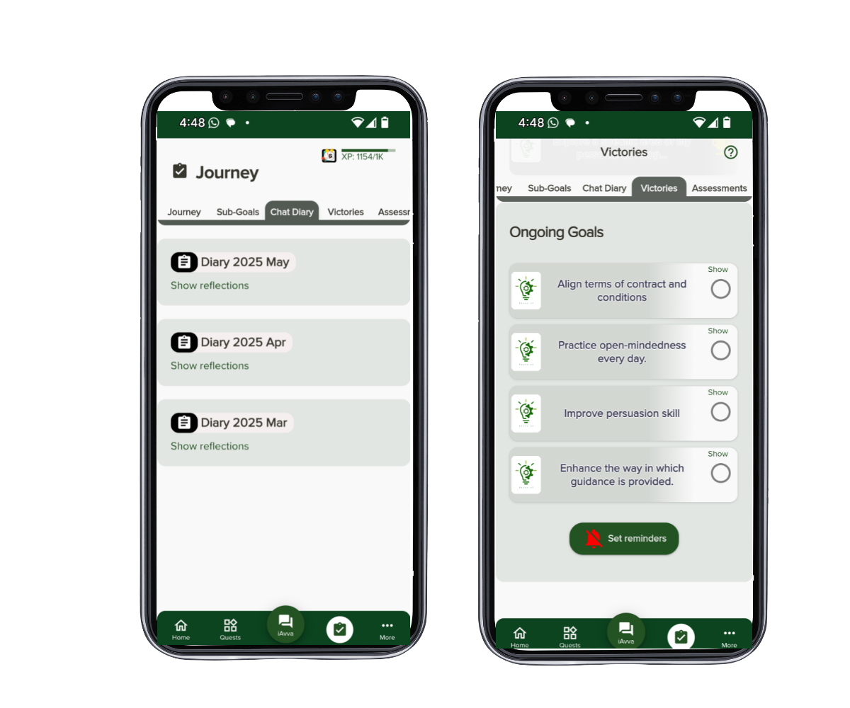 iAvva AI coach app