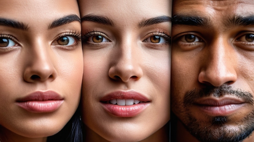 Photo Real human faces with emotion
